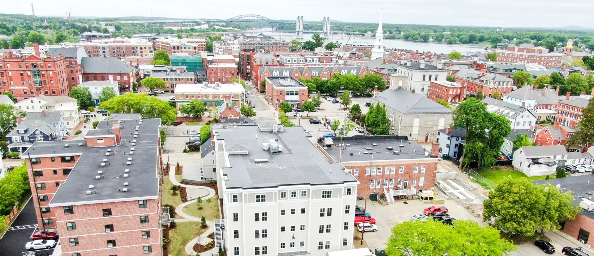 Aerial view of Portsmouth