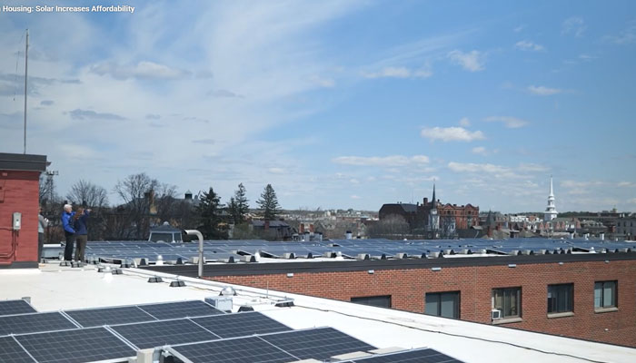 Solar Panels on top of buildings
