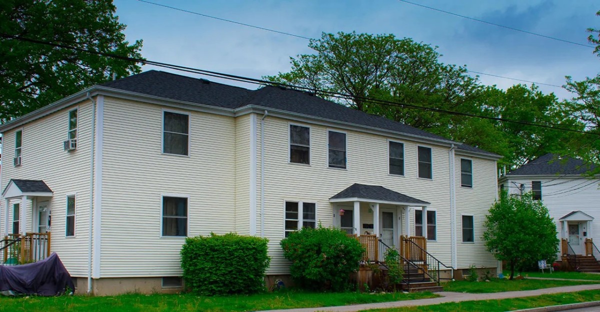 Exterior view of the apartments