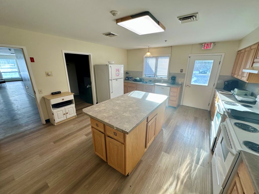 Backside of the kitchen