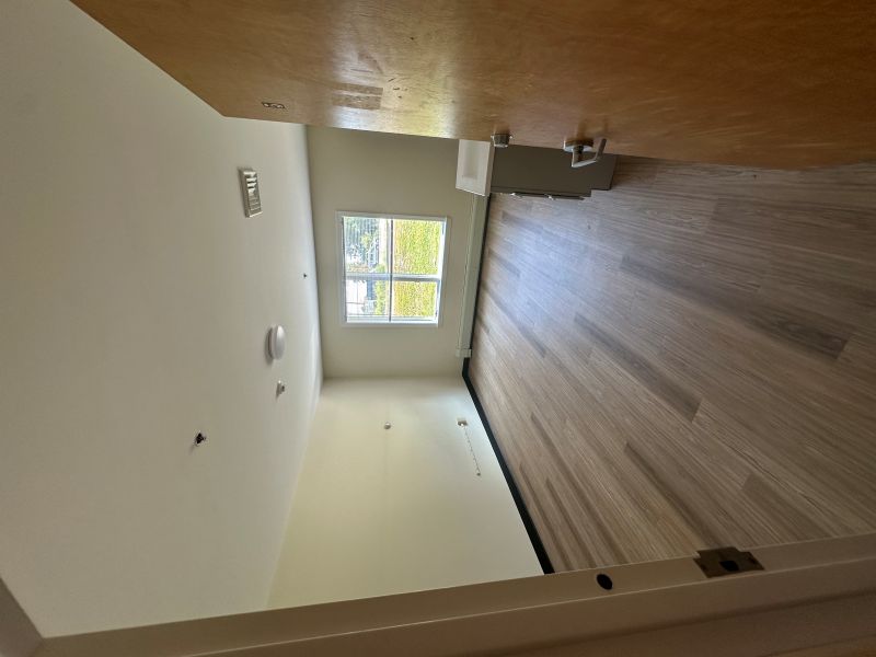 Empty living area from doorway